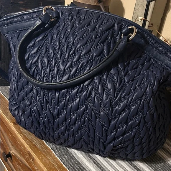 Coach Madison gathered nylon 70th anniversary bag in Navy Blue - Picture 4 of 7